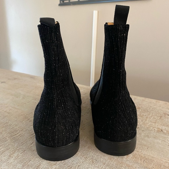 Christian Louboutin Knit Sparkle Boot - Picture 2 of 5